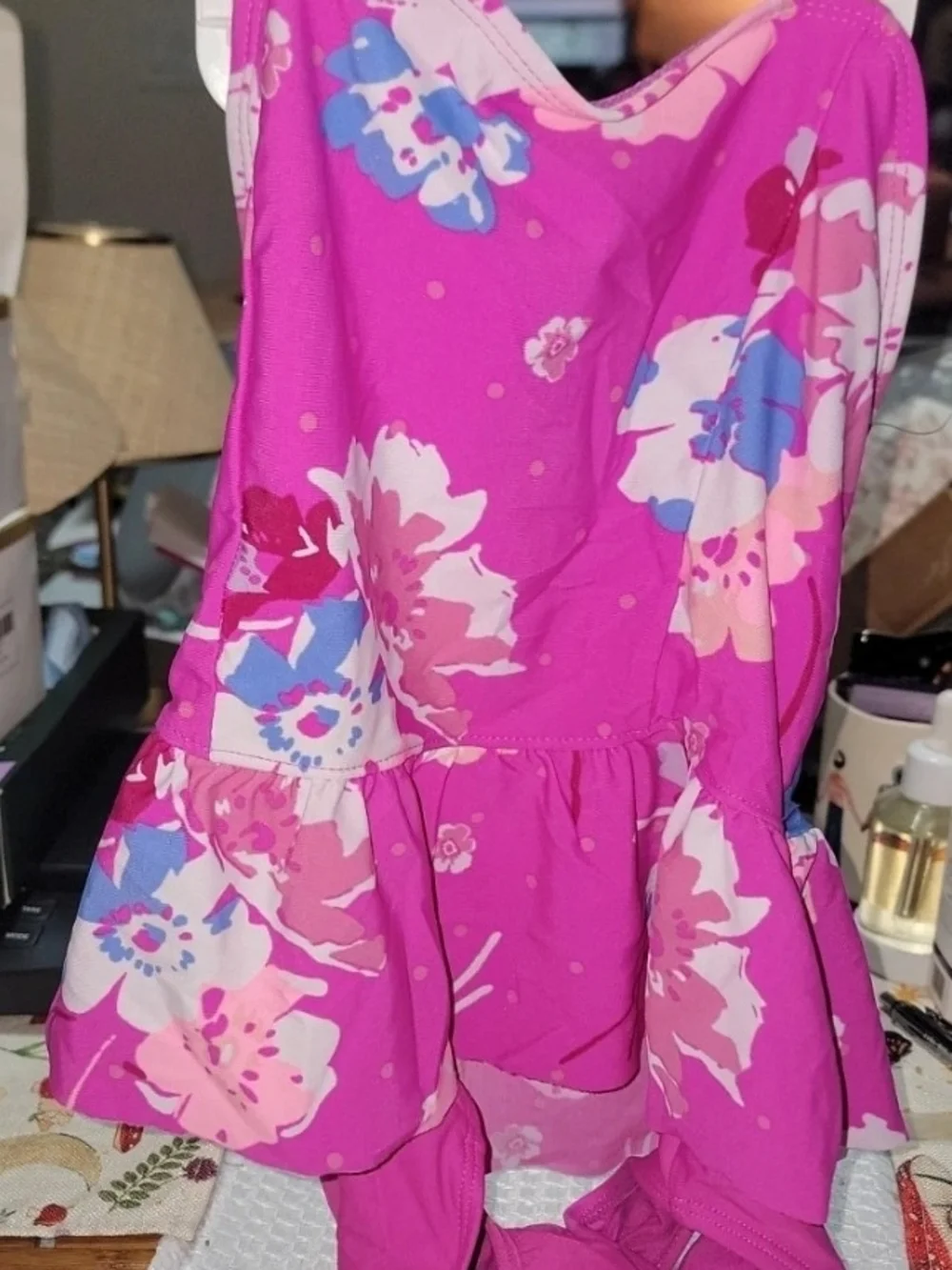 Old Navy girls 2 piece bathing suit size large